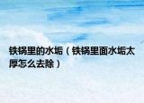 鐵鍋里的水垢（鐵鍋里面水垢太厚怎么去除）