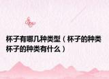 杯子有哪幾種類型（杯子的種類 杯子的種類有什么）