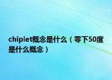 chiplet概念是什么（零下50度是什么概念）