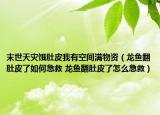 末世天災(zāi)餓肚皮我有空間滿物資（龍魚(yú)翻肚皮了如何急救 龍魚(yú)翻肚皮了怎么急救）