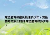 龍魚(yú)的壽命最長(zhǎng)能活多少年（龍魚(yú)的壽命多長(zhǎng)時(shí)間 龍魚(yú)的壽命多少年）