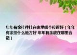 年年有余掛件掛在家里哪個位置好（年年有余掛什么地方好 年年有余放在哪里合適）