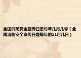 全國消防安全宣傳日是每年幾月幾號（全國消防安全宣傳日是每年的11月幾日）
