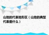 山地的代表地形區(qū)（山地的典型代表是什么）