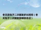 冬天蒸包子二次醒發(fā)多長時間（冬天包子二次醒發(fā)放哪里合適）