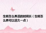 生蠔怎么養(yǎng)活的時(shí)間長(zhǎng)（生蠔怎么養(yǎng)可以活久一點(diǎn)）