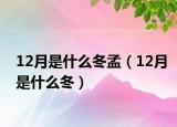 12月是什么冬孟（12月是什么冬）