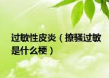 過敏性皮炎（撩騷過敏是什么梗）