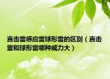 直擊雷感應雷球形雷的區(qū)別（直擊雷和球形雷哪種威力大）
