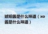 琥珀醬是什么味道（xo醬是什么味道）