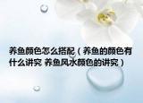 養(yǎng)魚顏色怎么搭配（養(yǎng)魚的顏色有什么講究 養(yǎng)魚風(fēng)水顏色的講究）