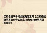 淡紫色翡翠手鐲會(huì)越戴越紫嗎（淡紫色的翡翠吊墜有什么寓意 淡紫色的翡翠吊墜的寓意）