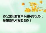 辦公室沒有窗戶不通風怎么辦（臥室通風不好怎么辦）