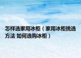 怎樣選家用冰柜（家用冰柜挑選方法 如何選購(gòu)冰柜）