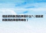 墻面瓷磚脫落的原因什么?（墻面瓷磚脫落的原因有哪些）