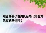 知否原著小說海氏結(jié)局（知否海氏真的幸福嗎）