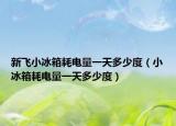 新飛小冰箱耗電量一天多少度（小冰箱耗電量一天多少度）