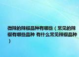 微辣的辣椒品種有哪些（常見的辣椒有哪些品種 有什么常見辣椒品種）