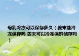 母乳冷凍可以保存多久（姜末能冷凍保存嗎 姜末可以冷凍保鮮儲存嗎）