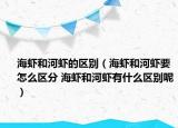 海蝦和河蝦的區(qū)別（海蝦和河蝦要怎么區(qū)分 海蝦和河蝦有什么區(qū)別呢）