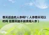 春天適合吃人參嗎?（人參春天可以吃嗎 在春天能不能食用人參）
