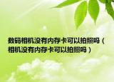 數(shù)碼相機(jī)沒(méi)有內(nèi)存卡可以拍照嗎（相機(jī)沒(méi)有內(nèi)存卡可以拍照嗎）