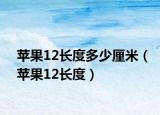 蘋果12長(zhǎng)度多少厘米（蘋果12長(zhǎng)度）