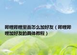 嗶哩嗶哩里面怎么加好友（嗶哩嗶哩加好友的具體教程）