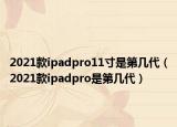 2021款ipadpro11寸是第幾代（2021款ipadpro是第幾代）