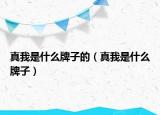 真我是什么牌子的（真我是什么牌子）