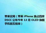 蘋果官網(wǎng)（蘋果 iPhone 獨(dú)占四席DSCC 公布今年 13 月 OLED 旗艦手機(jī)前五榜單）
