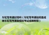 車輪駕考通好用嗎（車輪駕考通如何查成績車輪駕考通查模擬考試成績教程）