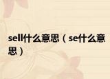 sell什么意思（se什么意思）