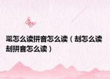 鼉怎么讀拼音怎么讀（刦怎么讀 刦拼音怎么讀）