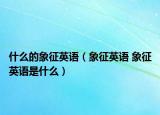 什么的象征英語(yǔ)（象征英語(yǔ) 象征英語(yǔ)是什么）