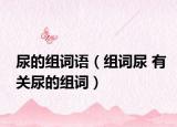尿的組詞語（組詞尿 有關(guān)尿的組詞）