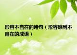 形容不自在的詩(shī)句（形容感到不自在的成語(yǔ)）