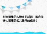 形容聚集的人極多的成語（形容很多人聚集的公共場(chǎng)所的成語）