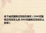 地下城武器桃花特效在哪買（DNF武器桃花特效怎么弄 DNF武器桃花特效怎么獲得）