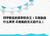 珂字取名的意思和含義（云備胎是什么意思 云備胎的含義是什么）