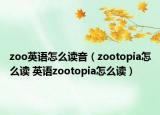 zoo英語怎么讀音（zootopia怎么讀 英語zootopia怎么讀）