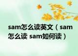 sam怎么讀英文（sam怎么讀 sam如何讀）