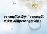 penang怎么讀音（penang怎么讀音 英語(yǔ)penang怎么讀）