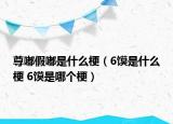 尊嘟假嘟是什么梗（6饃是什么梗 6饃是哪個(gè)梗）