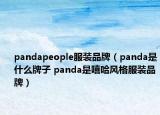 pandapeople服裝品牌（panda是什么牌子 panda是嘻哈風格服裝品牌）