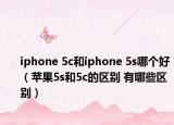 iphone 5c和iphone 5s哪個好（蘋果5s和5c的區(qū)別 有哪些區(qū)別）