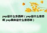 psp是什么東西啊（psp是什么意思啊 psp具體是什么意思?。? /></span></a>
                        <h2><a href=