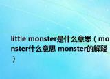 little monster是什么意思（monster什么意思 monster的解釋?zhuān)? /></span></a>
                        <h2><a  title=