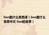 lion是什么意思譯（lion是什么意思中文 lion的意思）