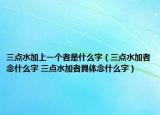 三點水加上一個者是什么字（三點水加者念什么字 三點水加者具體念什么字）